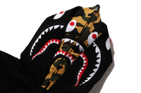 1ST CAMO SHARK FULL ZIP DOUBLE HOODIE LADIES