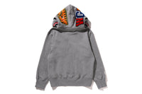 1ST CAMO SHARK FULL ZIP DOUBLE HOODIE LADIES