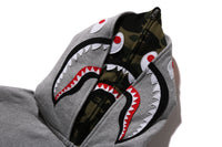 1ST CAMO SHARK FULL ZIP DOUBLE HOODIE LADIES