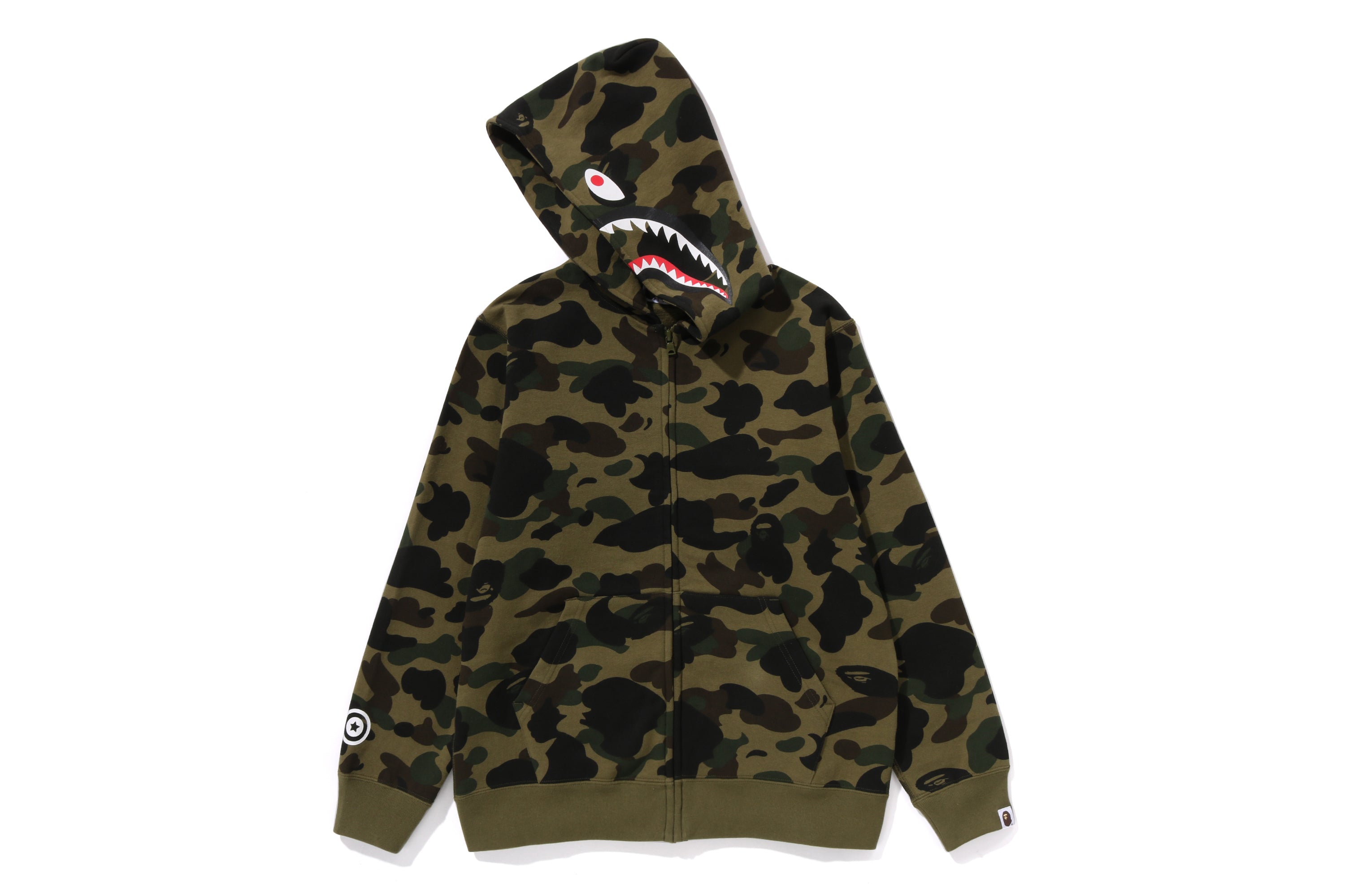 1ST CAMO PATCH PRINT SHARK ZIP HOODIE JR – eu.bape.com 1ST CAMO PATCH PRINT SHARK ZIP HOODIE JR – eu.bape.com