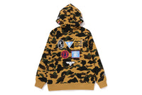 1ST CAMO PATCH PRINT SHARK ZIP HOODIE JR
