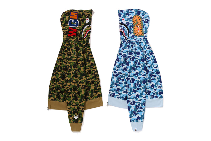 ABC CAMO SEPARATE SHARK FULL ZIP HOODIE