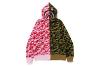 ABC CAMO SEPARATE SHARK FULL ZIP HOODIE