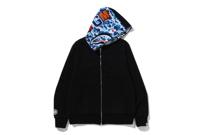 ABC CAMO REVERSIBLE SHARK FULL ZIP HOODIE