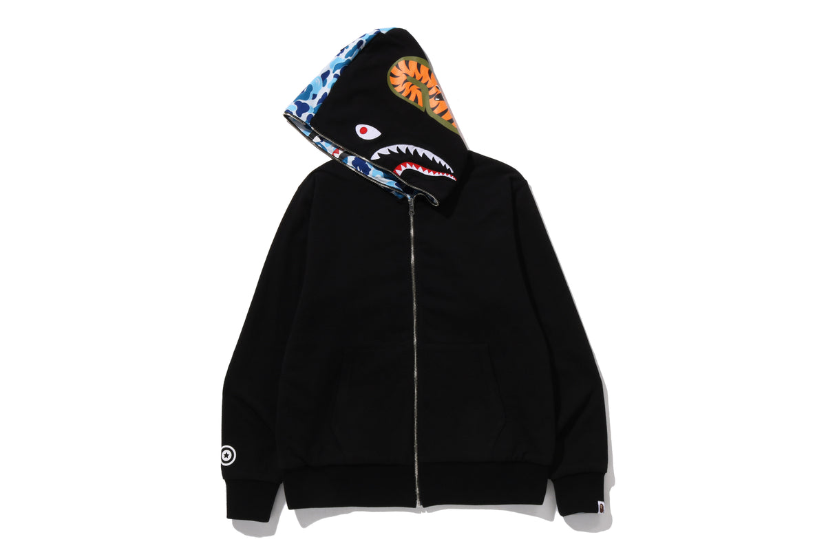 ABC CAMO REVERSIBLE SHARK FULL ZIP HOODIE