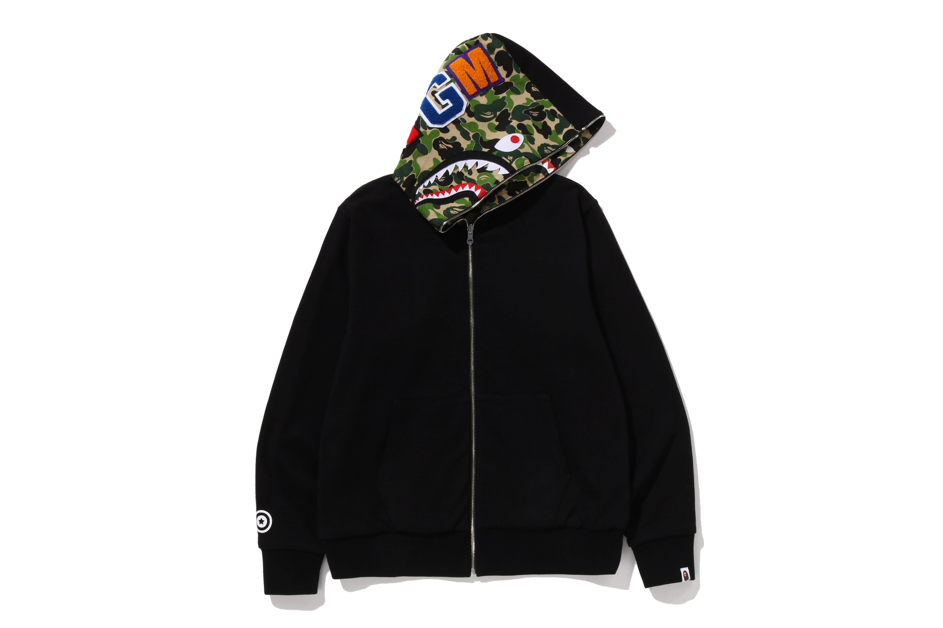 ABC CAMO REVERSIBLE SHARK FULL ZIP HOODIE – eu.bape.com