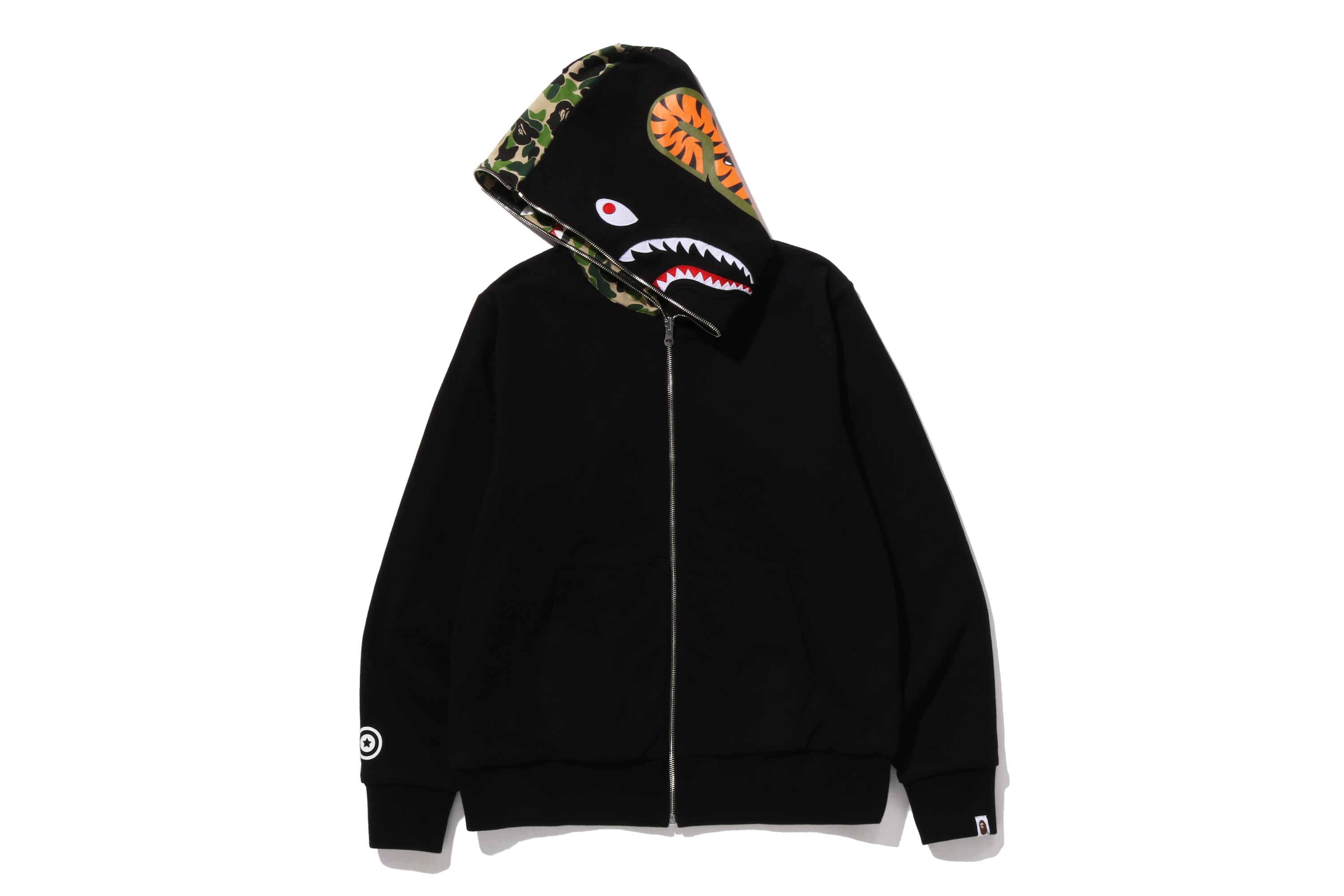 トップス APE Reversible Full Zip Hoodie ABC CAMO REVERSIBLE SHARK FULL ZIP HOODIE – eu.bape.com