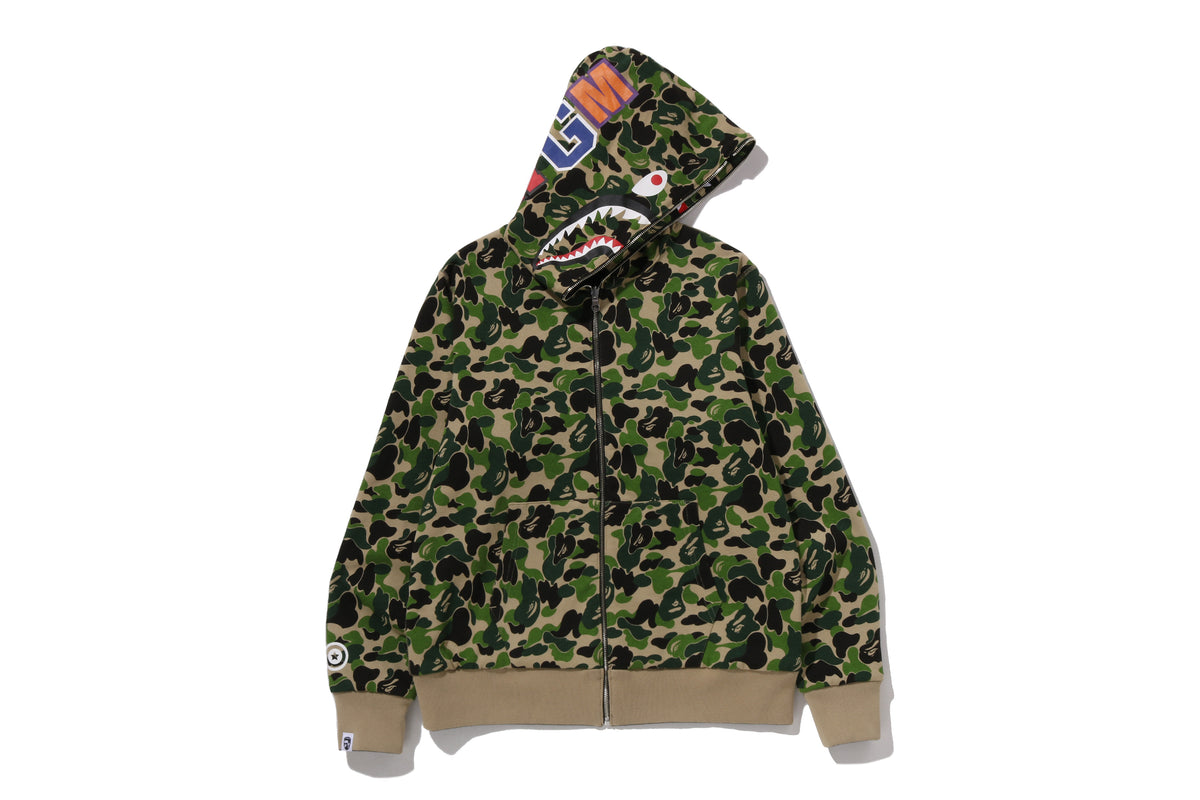 ABC CAMO REVERSIBLE SHARK FULL ZIP HOODIE