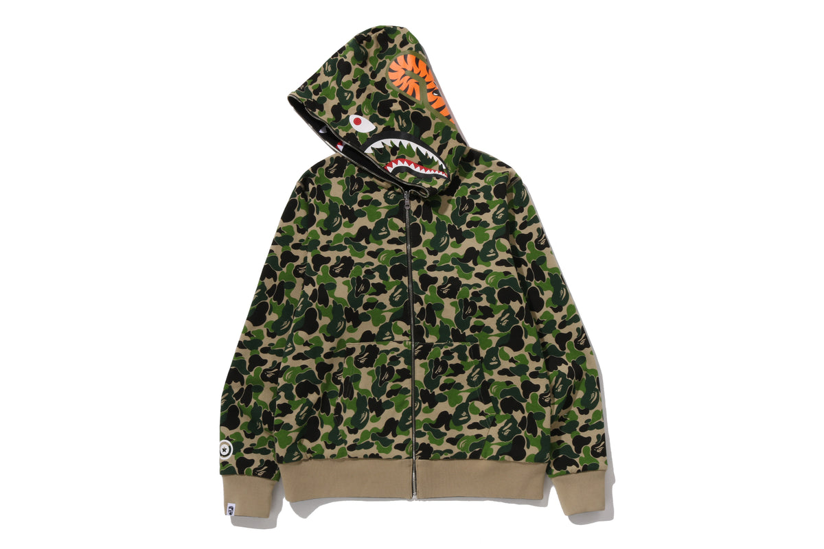 ABC CAMO REVERSIBLE SHARK FULL ZIP HOODIE