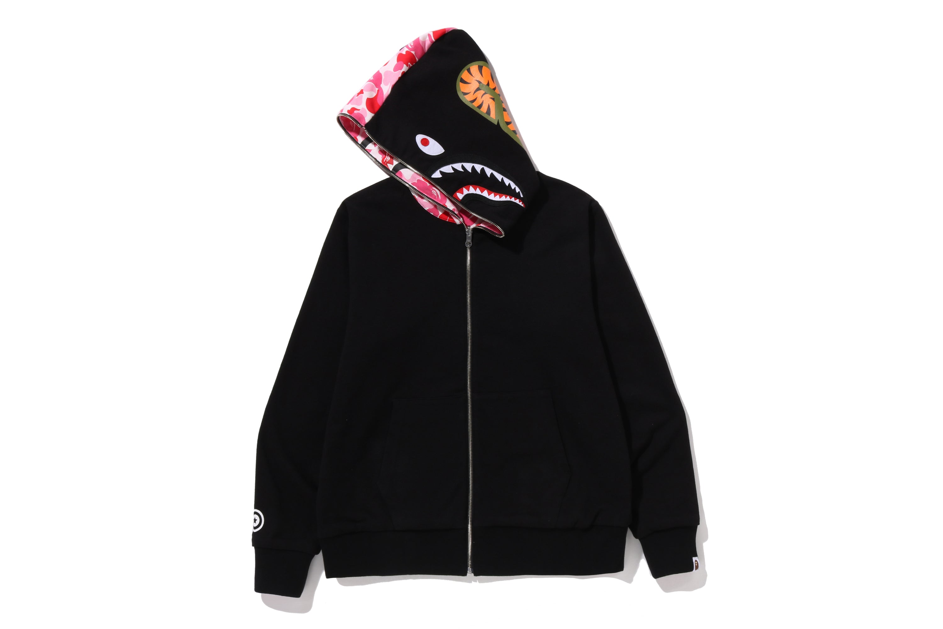 ABC CAMO REVERSIBLE SHARK FULL ZIP HOODIE – eu.bape.com