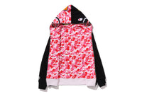 ABC CAMO REVERSIBLE SHARK FULL ZIP HOODIE