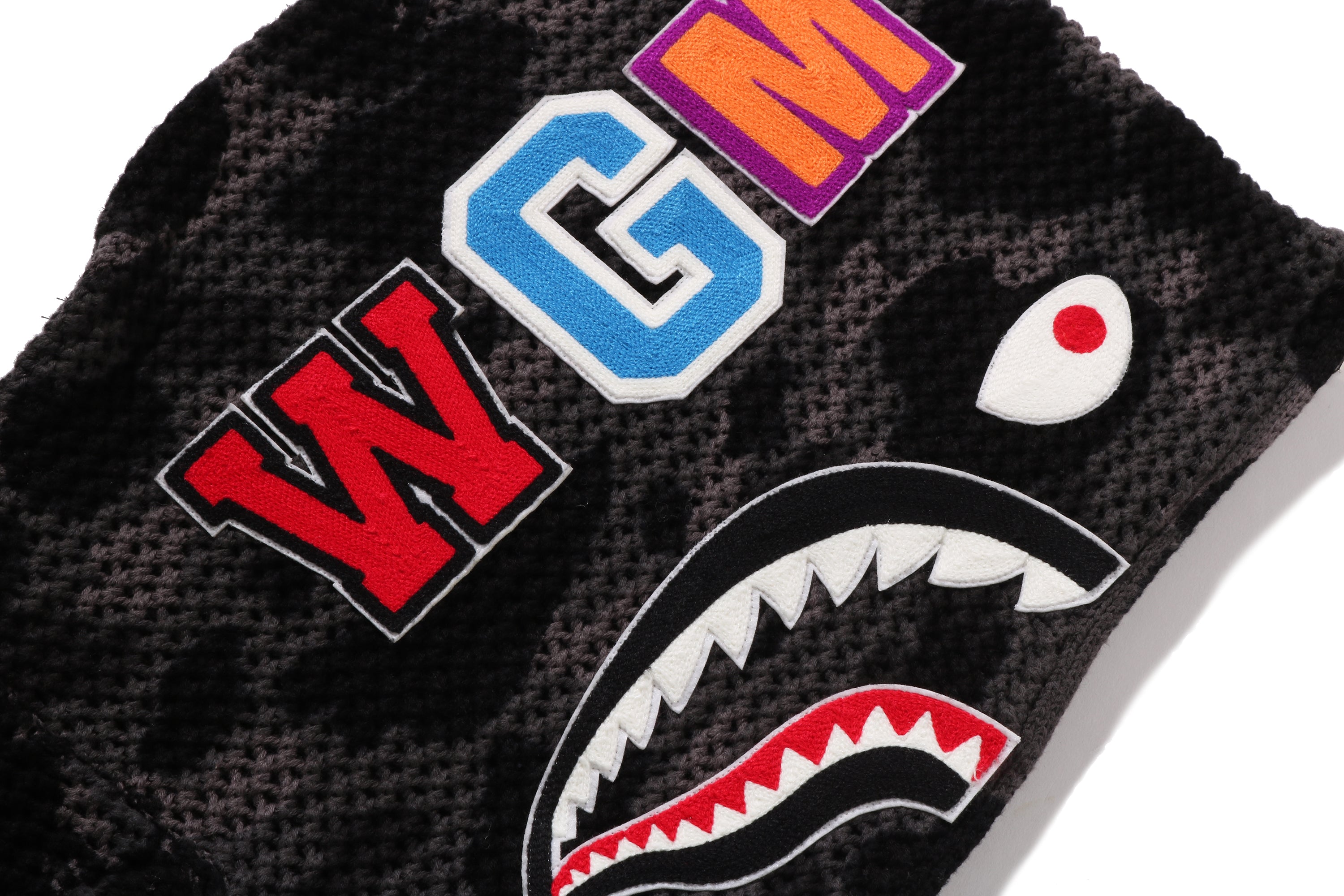 COLOR CAMO CROCHET RELAXED FIT SHARK FULL ZIP HOODIE – eu.bape.com