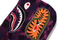 COLOR CAMO CROCHET RELAXED FIT SHARK FULL ZIP HOODIE