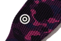 COLOR CAMO CROCHET RELAXED FIT SHARK FULL ZIP HOODIE