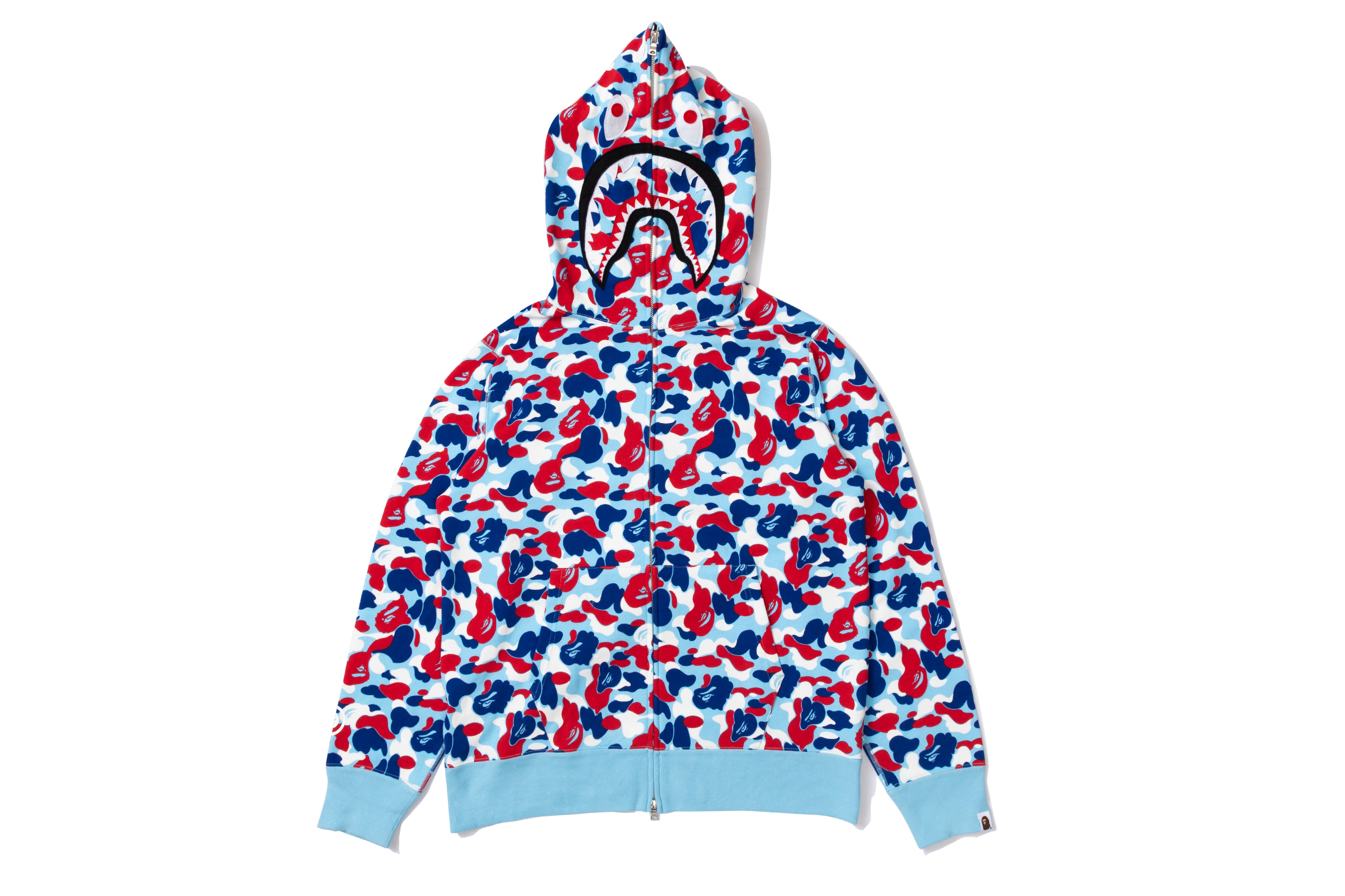 BAPE STORE PARIS 6TH ANNIV. SHARK FULL ZIP HOODIE – eu.bape.com