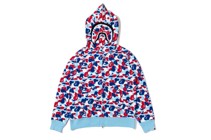 BAPE STORE PARIS 6TH ANNIV. SHARK FULL ZIP HOODIE