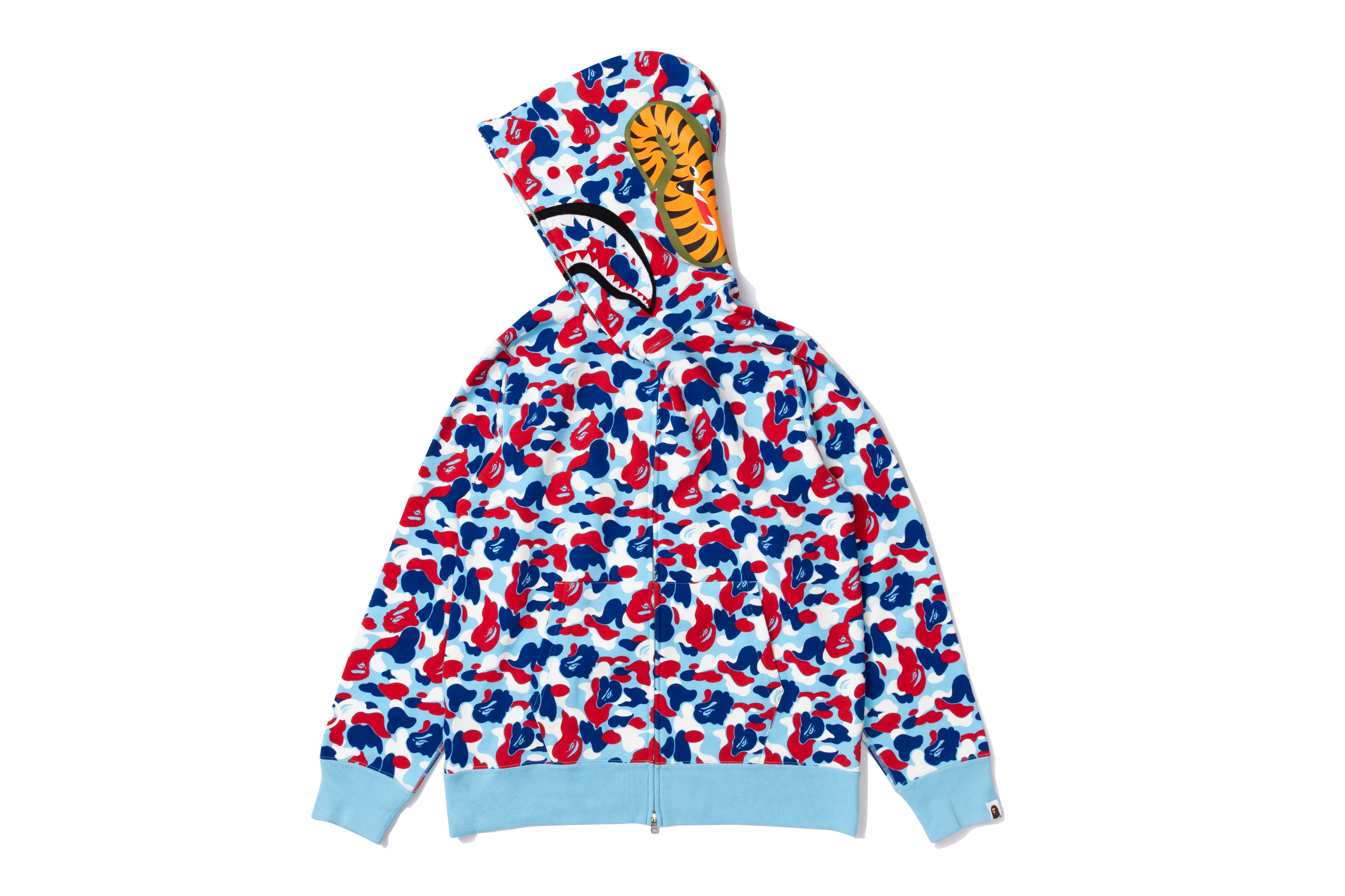 BAPE STORE PARIS 6TH ANNIV. SHARK FULL ZIP HOODIE – eu.bape.com