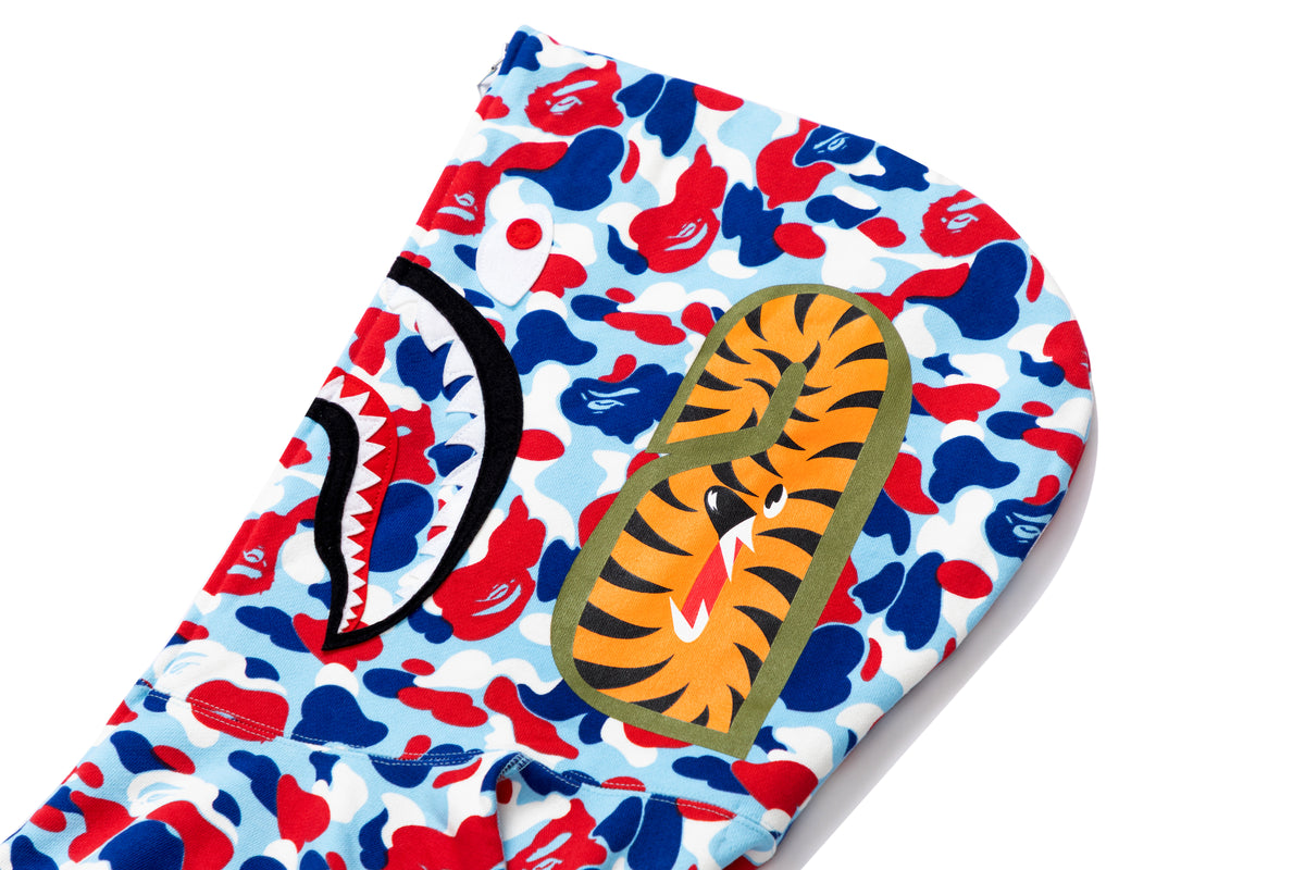 BAPE STORE PARIS 6TH ANNIV. SHARK FULL ZIP HOODIE
