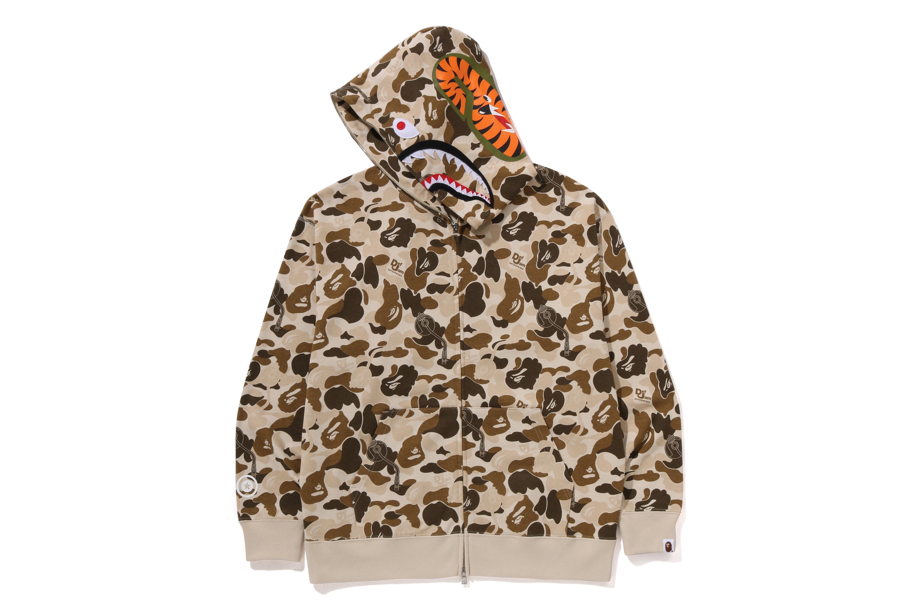 BAPE X DEF JAM CAMO SHARK RELAXED FIT FULL ZIP HOODIE – eu.bape.com