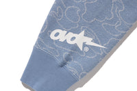 BAPE X OVO NEON 1ST CAMO JACQUARD SHARK FULL ZIP HOODIE