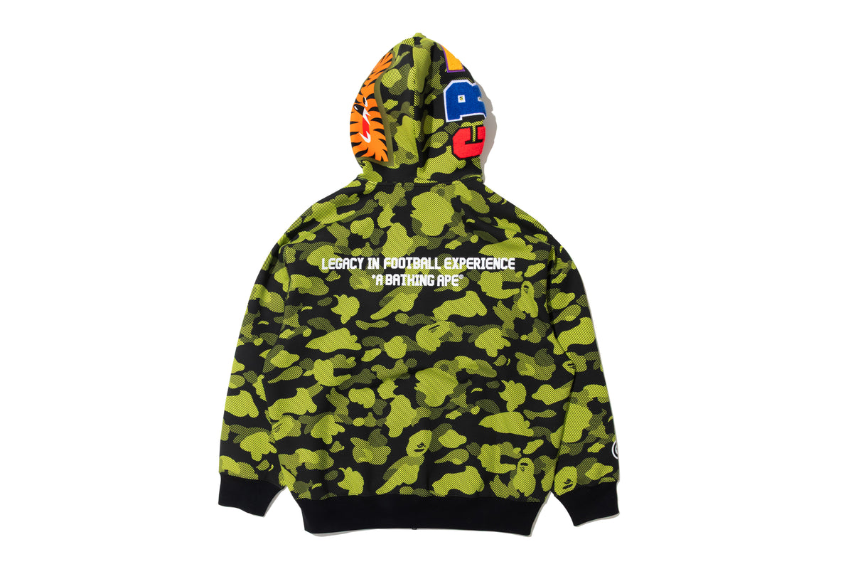 BAPE X CR7 LIFE LOGO RELAXED FIT SHARK FULL ZIP HOODIE #1