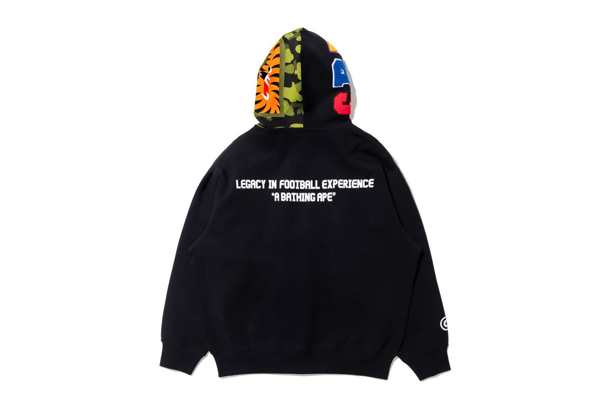 BAPE X CR7 LIFE LOGO RELAXED FIT SHARK FULL ZIP HOODIE #2