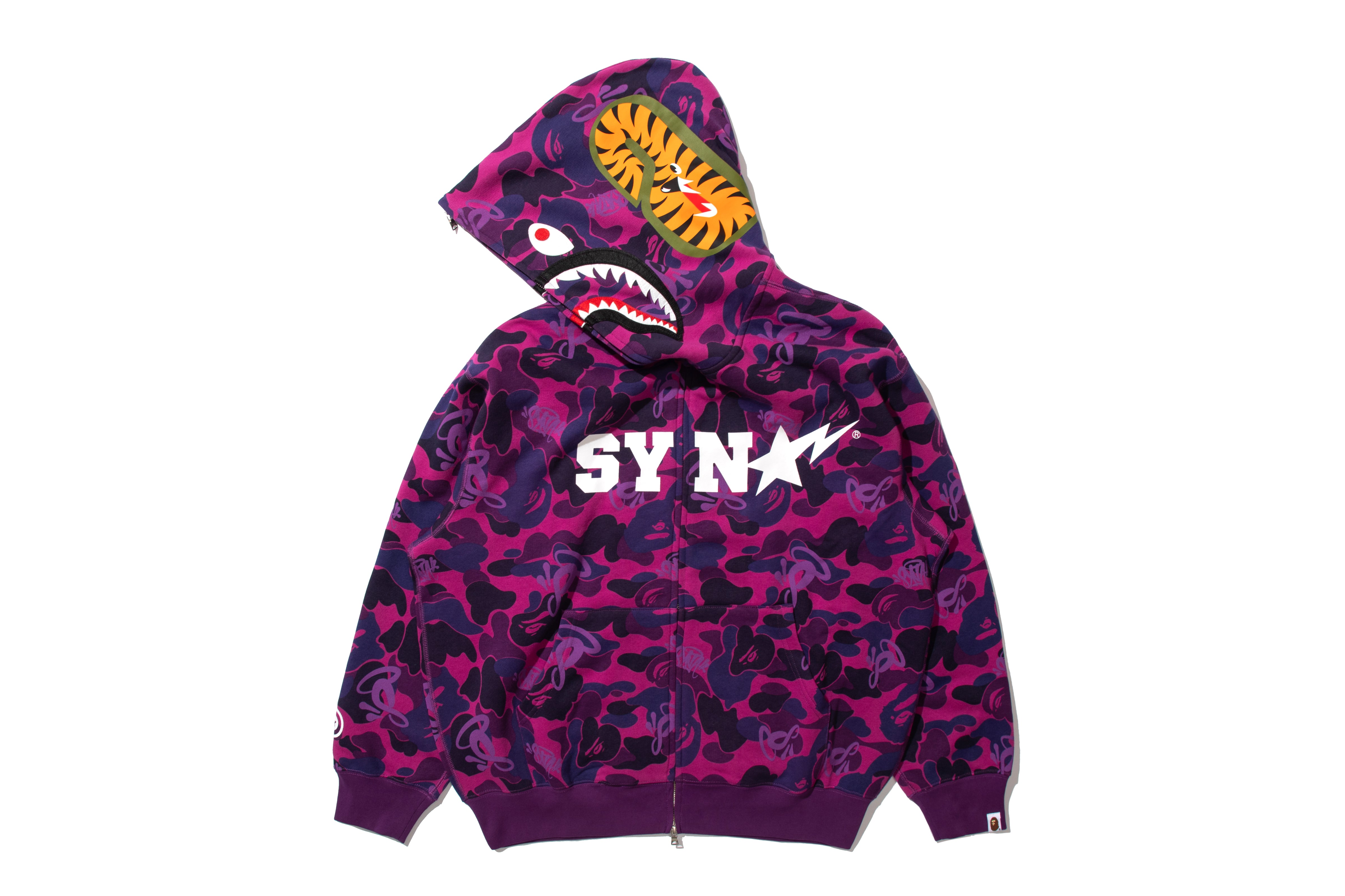 BAPE X SPOTIFY BY CENTRAL CEE CAMO SHARK FULL ZIP HOODIE – eu.bape.com