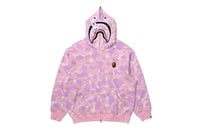 BAPE X STRAYKIDS LEEBIT SHARK FULL ZIP HOODIE