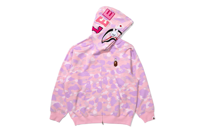 BAPE X STRAYKIDS LEEBIT SHARK FULL ZIP HOODIE