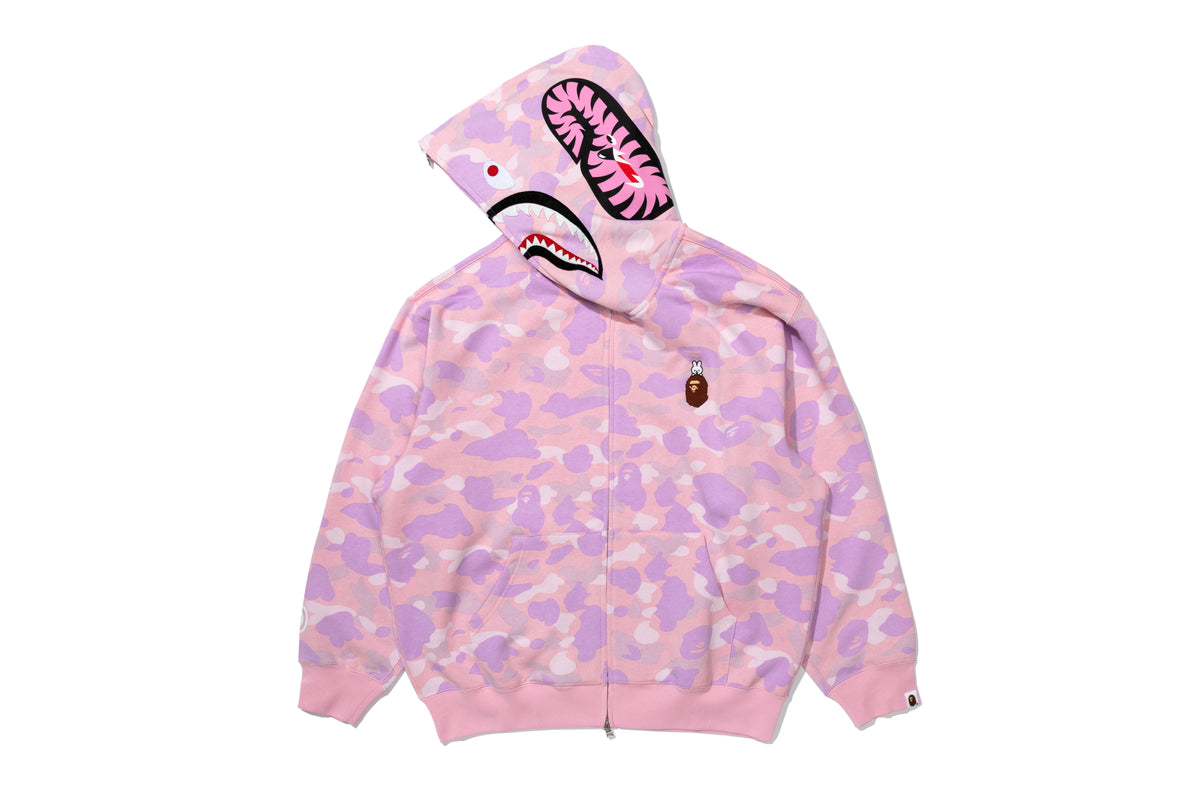 BAPE X STRAYKIDS LEEBIT SHARK FULL ZIP HOODIE