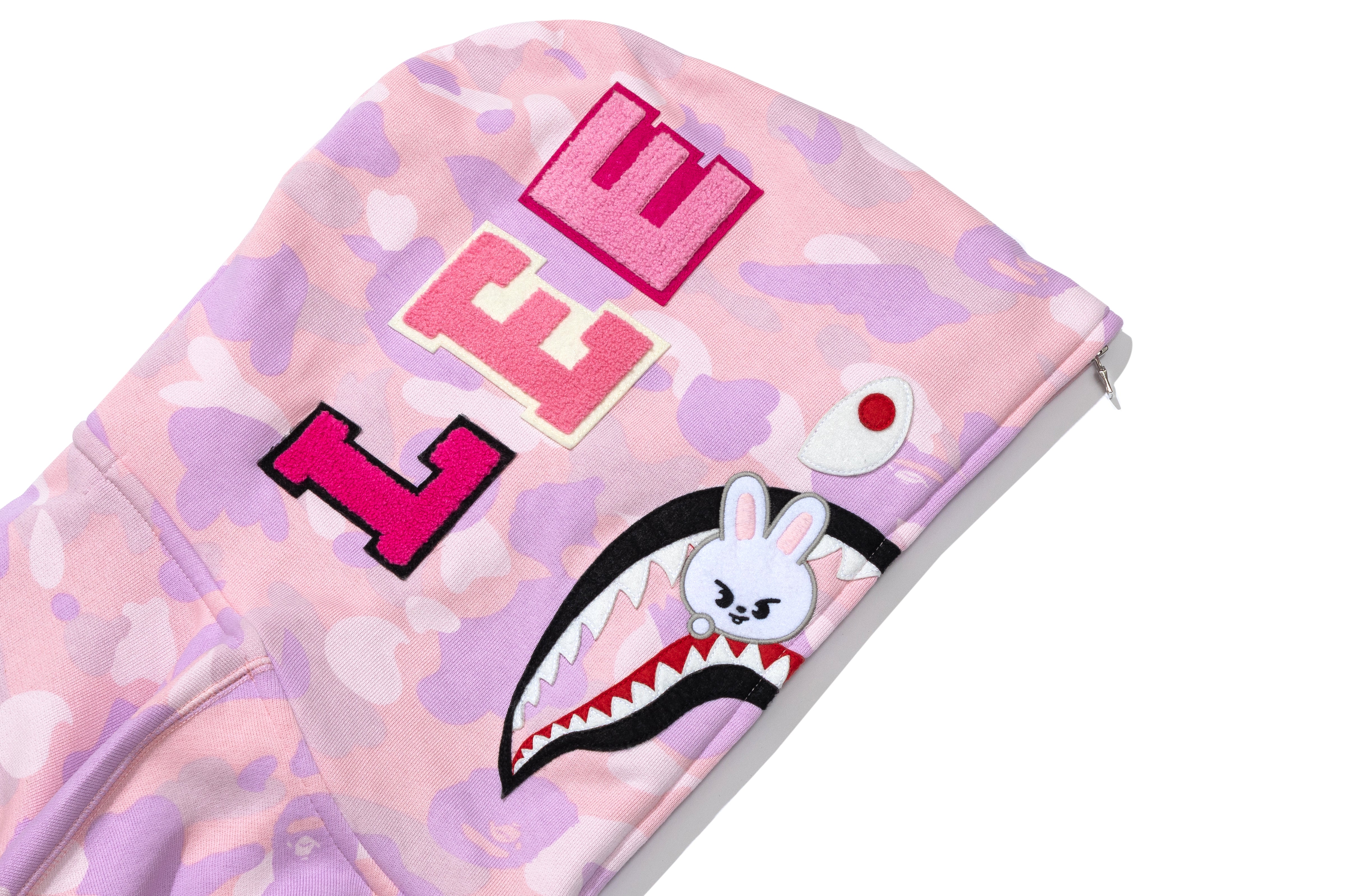 BAPE X STRAYKIDS LEEBIT SHARK FULL ZIP HOODIE – eu.bape.com