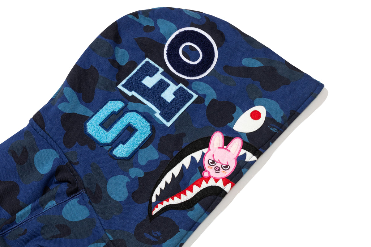 BAPE X STRAYKIDS DWAEKKI SHARK FULL ZIP HOODIE