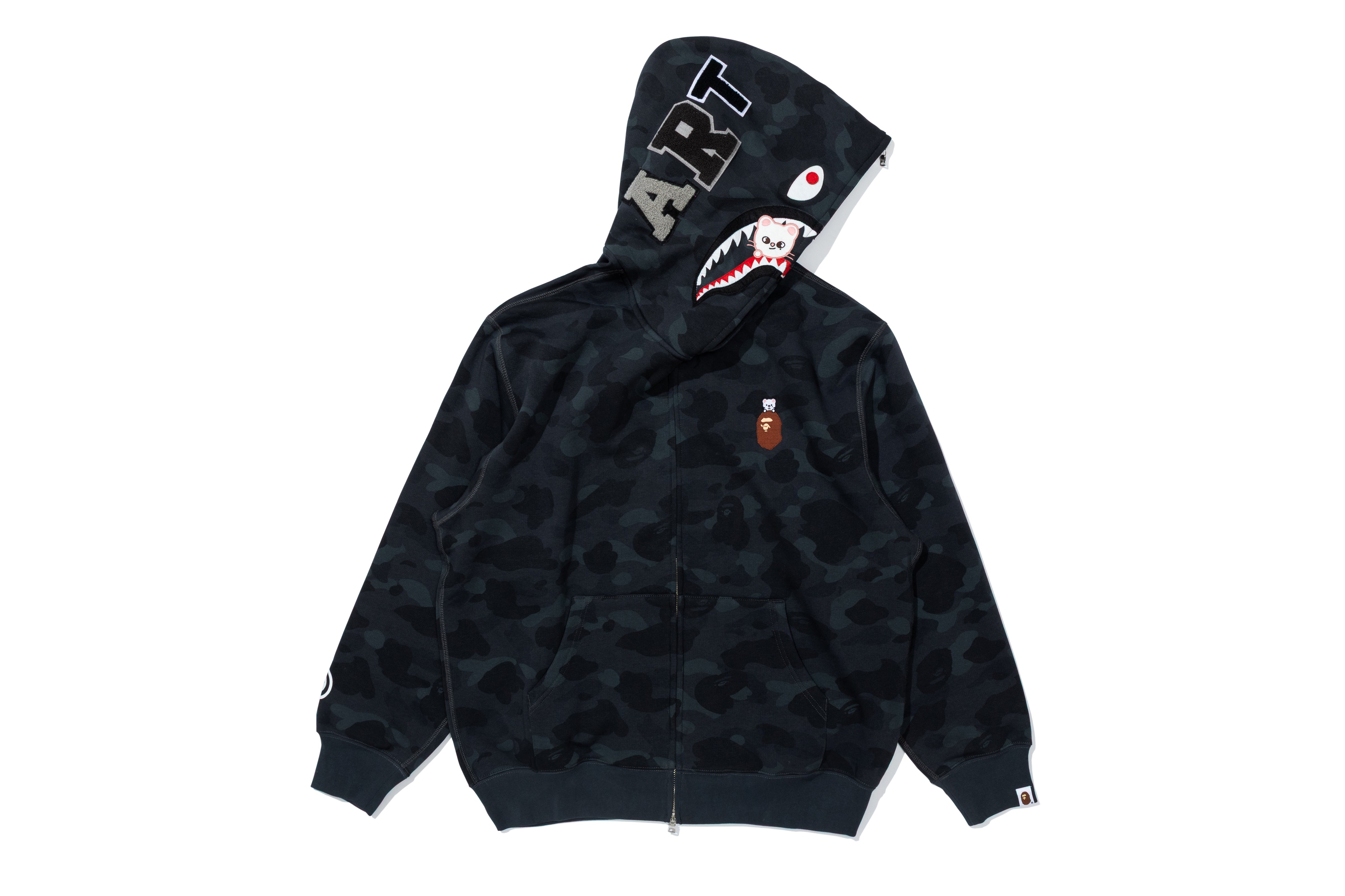 BAPE X STRAYKIDS JINIRET SHARK FULL ZIP HOODIE – eu.bape.com