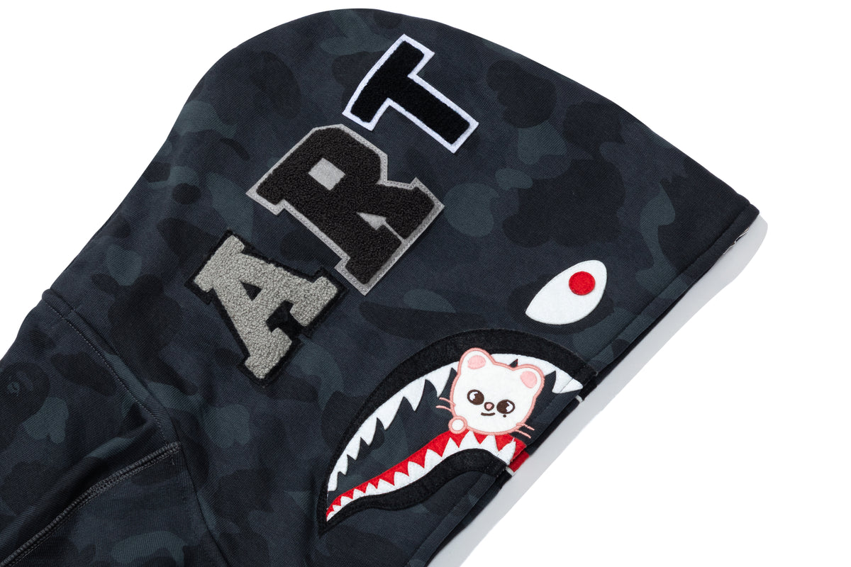 BAPE X STRAYKIDS JINIRET SHARK FULL ZIP HOODIE