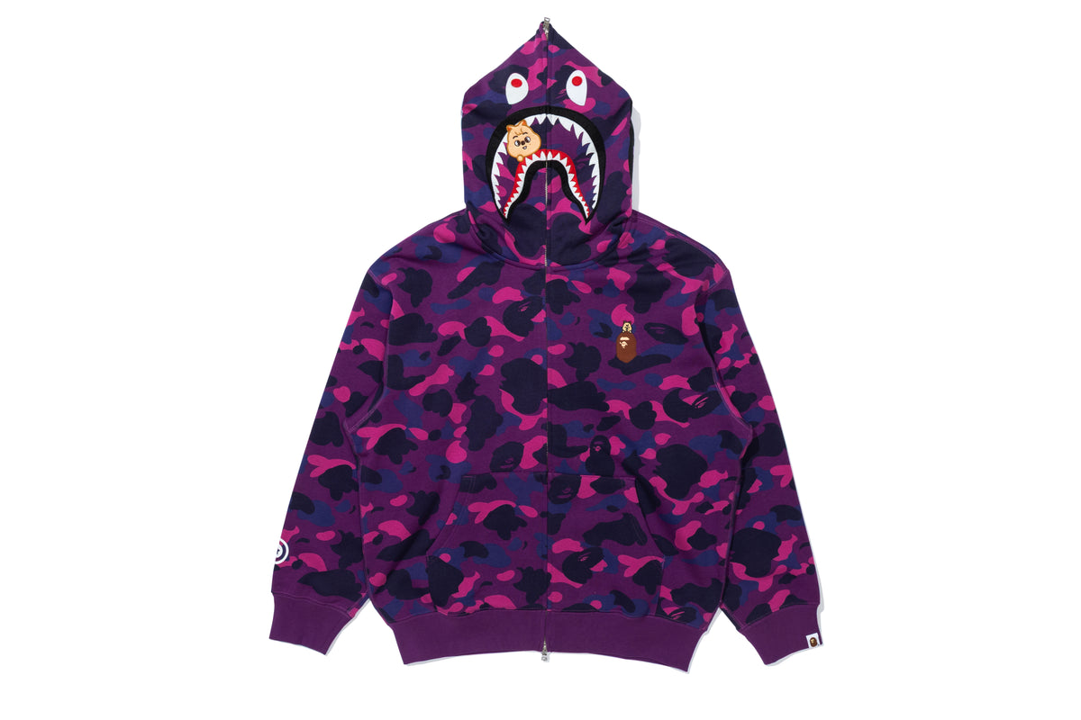 BAPE X STRAYKIDS HAN QUOKKA SHARK FULL ZIP HOODIE
