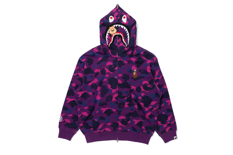 BAPE X STRAYKIDS HAN QUOKKA SHARK FULL ZIP HOODIE