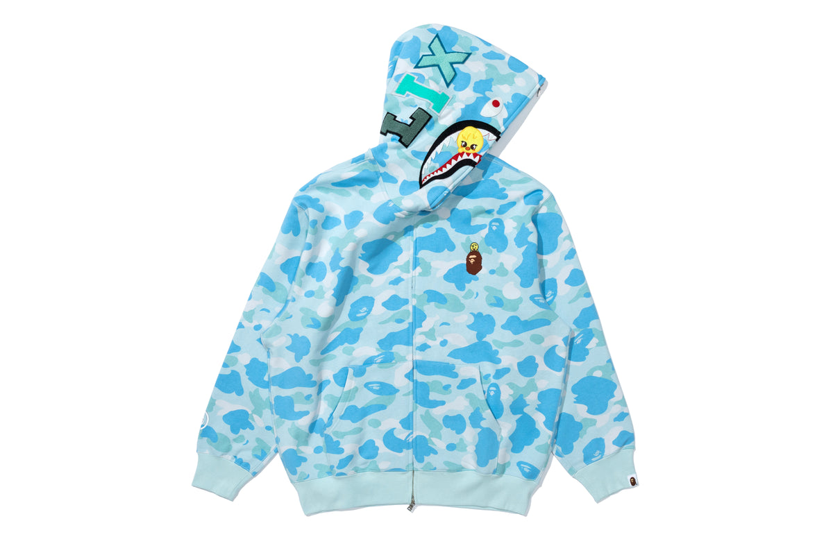 BAPE X STRAYKIDS BBOKARI SHARK FULL ZIP HOODIE