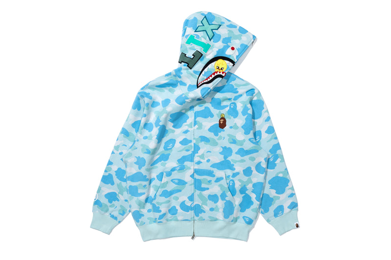 BAPE X STRAYKIDS BBOKARI SHARK FULL ZIP HOODIE