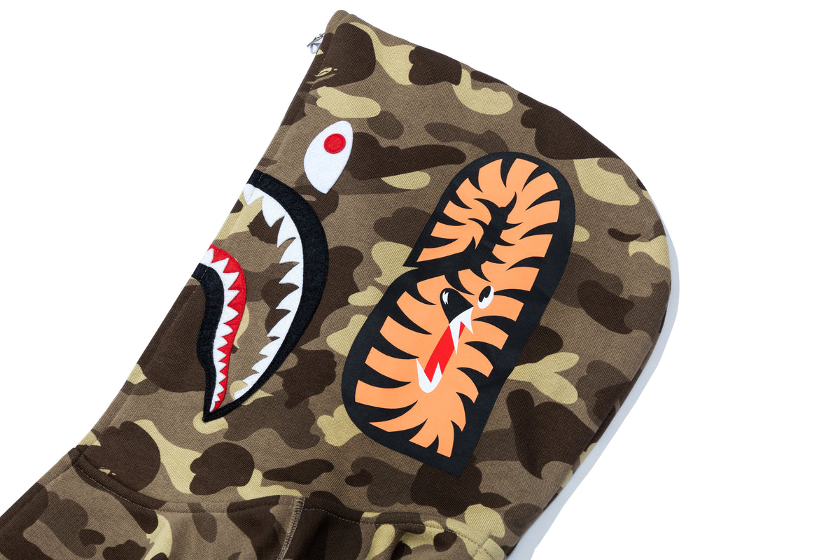 BAPE X STRAYKIDS PUPPYM SHARK FULL ZIP HOODIE