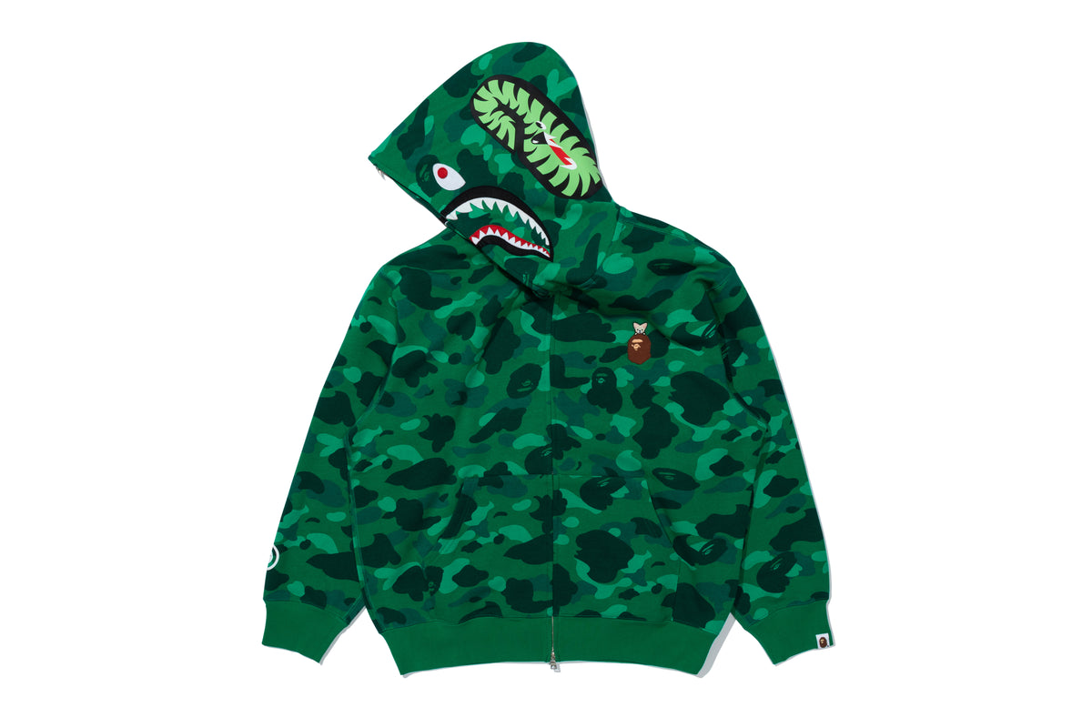 BAPE X STRAYKIDS FOXI.NY SHARK FULL ZIP HOODIE