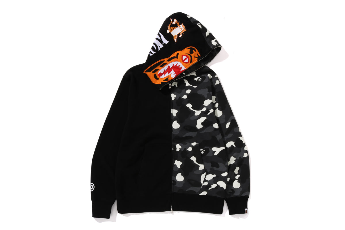 CITY CAMO TIGER SHARK FULL ZIP HOODIE