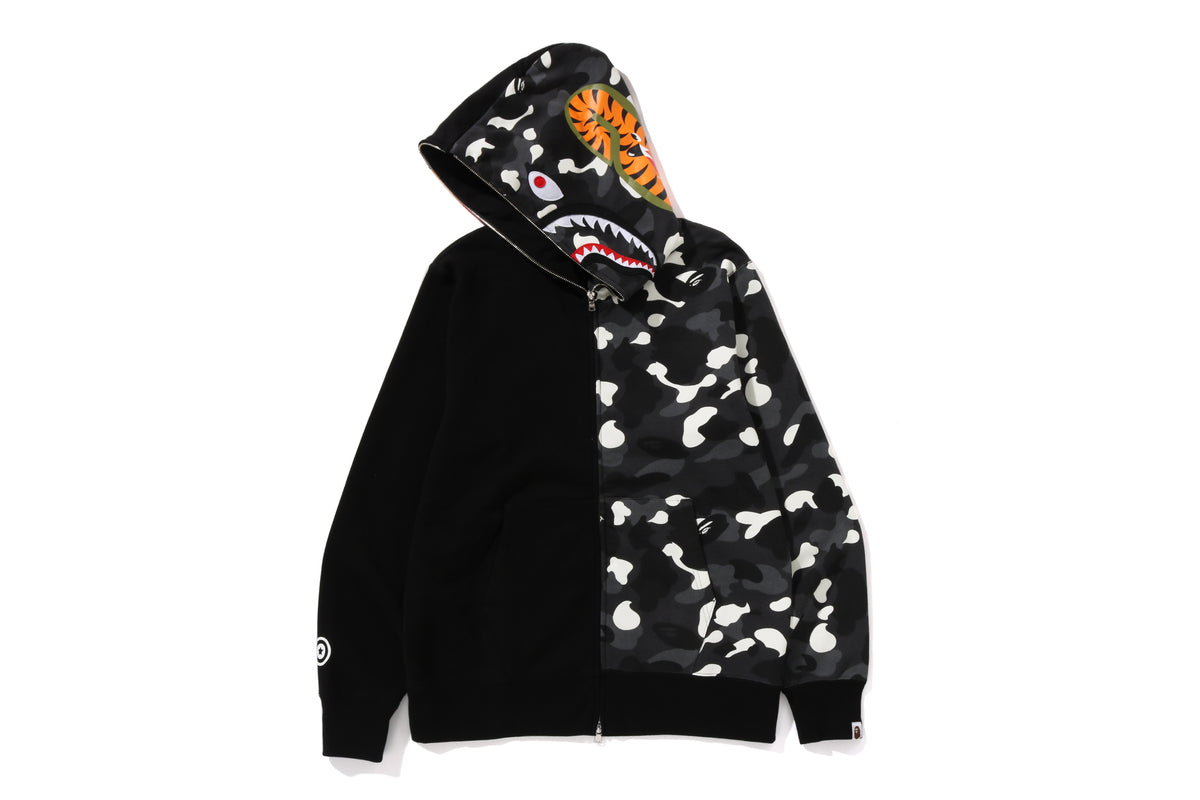 CITY CAMO TIGER SHARK FULL ZIP HOODIE