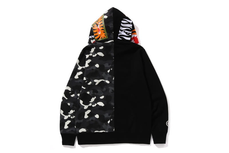 CITY CAMO TIGER SHARK FULL ZIP HOODIE