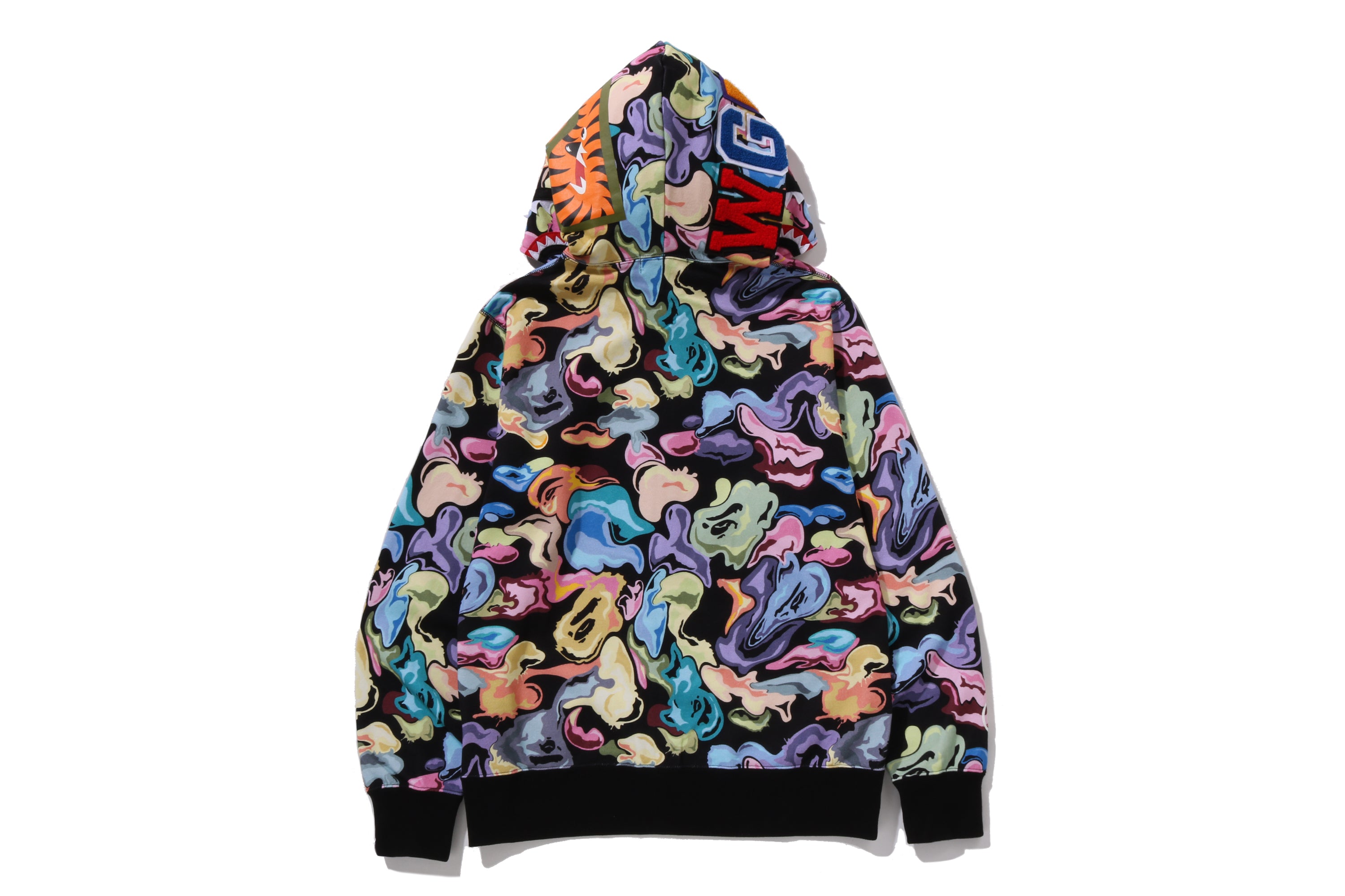 ART CAMO SHARK FULL ZIP HOODIE – eu.bape.com