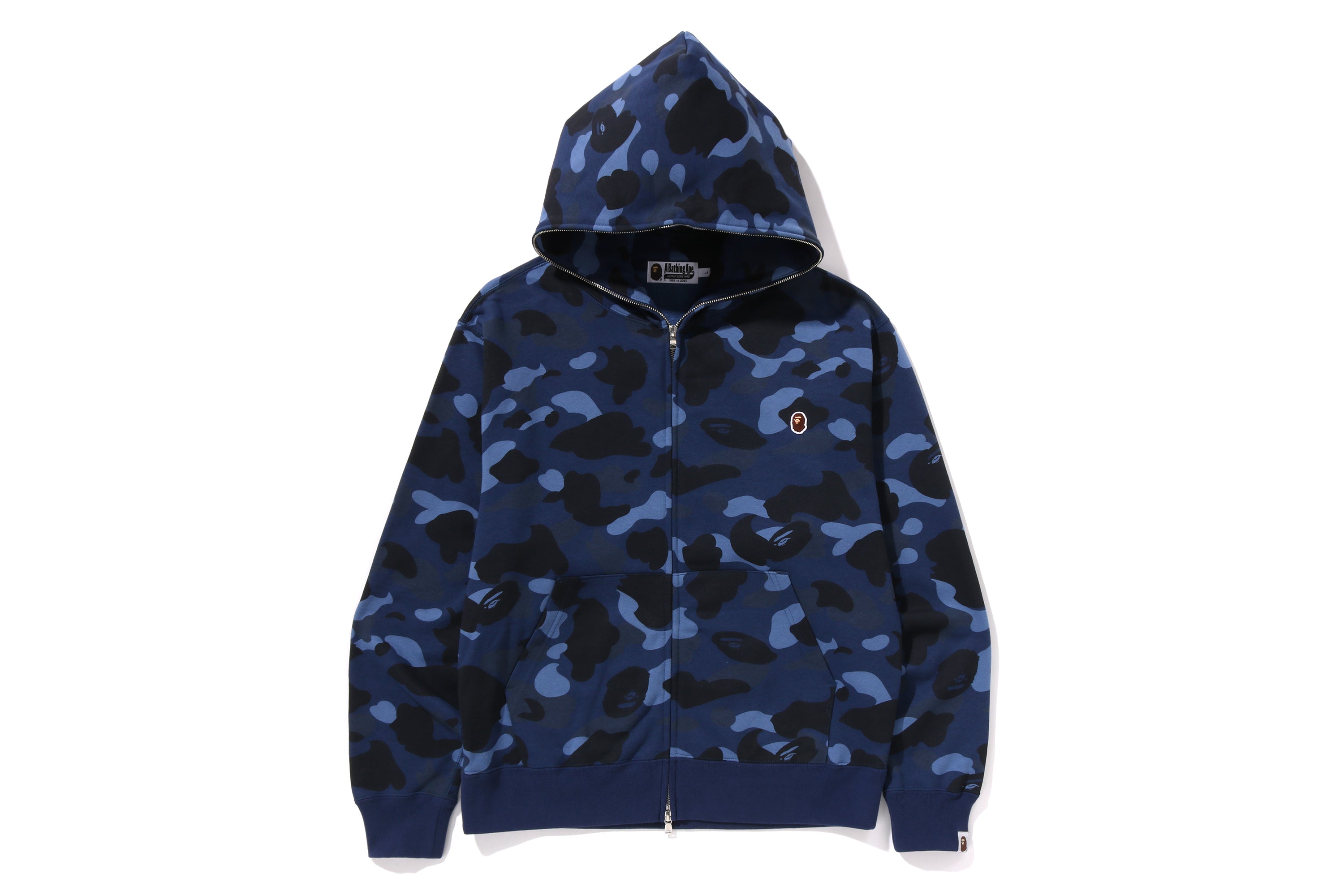 ONE POINT COLOR CAMO CROPPED FULL ZIP HOODIE – eu.bape.com