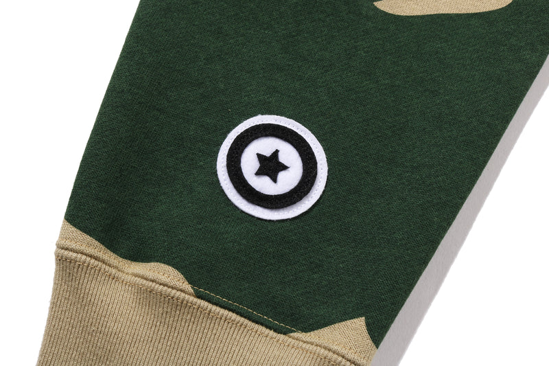 MEGA ABC CAMO DOUBLE SHARK RELAXED FIT FULL ZIP HOODIE