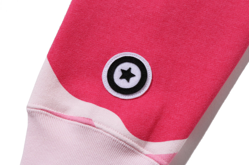 MEGA ABC CAMO DOUBLE SHARK RELAXED FIT FULL ZIP HOODIE