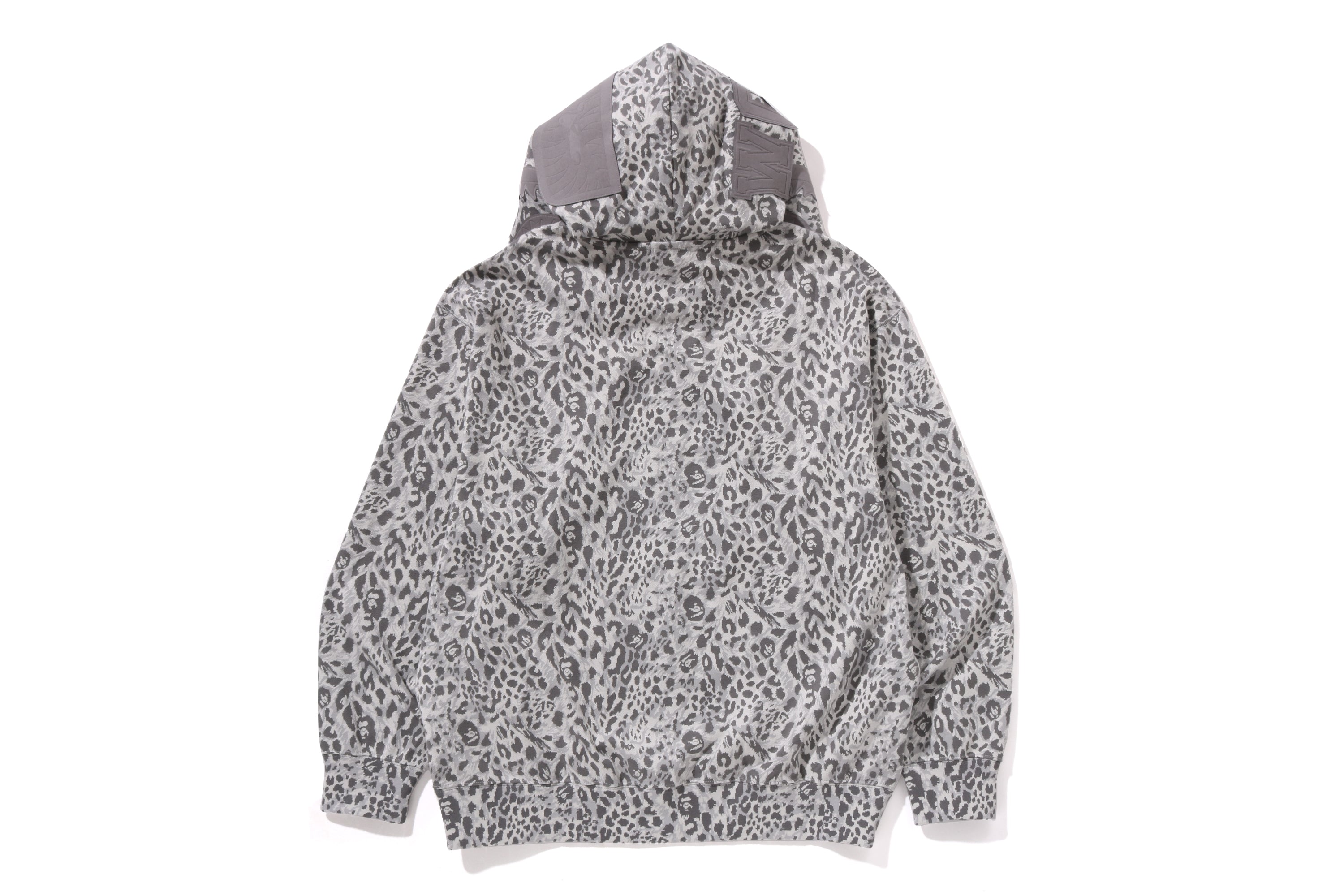 WILD LEOPARD PATTERN SHARK RELAXED FIT FULL ZIP HOODIE – eu.bape.com