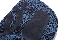 WILD LEOPARD PATTERN SHARK RELAXED FIT FULL ZIP HOODIE