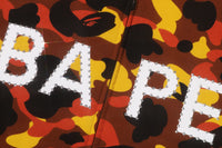 1ST CAMO BAPE LOGO RHINESTONE RELAXED FIT FULL ZIP HOODIE